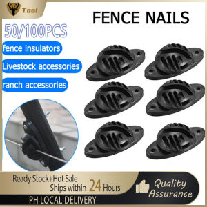 100PCS electric fence Fence Insulator Horse Cattle Animal Electric Fence Accessories Hemispherical Insulator Electronic Fence Accessor