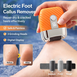 Electric Foot Grinder Automatic Callus Remover Rechargeable Compact Portable Remove Dead Skin Smooth Feet Care Tool