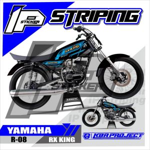 Striping RX KING- Sticker Striping Variasi List YAMAHA RX KING R-08 Design IP Striping