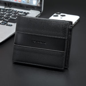 LouisWill Mens Wallet Cash Slot Simple Short Wallet Soft PU Business Wallet Retro Wallet Multi-Card Position Wallets Travel Purses Coin Wallet