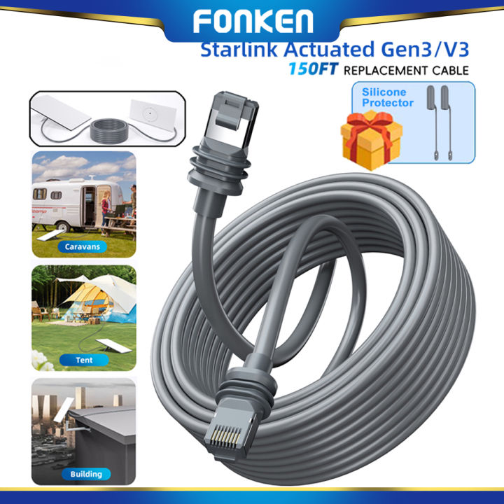 Starlink Gen3 Cable 75Ft/23M Replace Standard V3 Ethernet - View #2