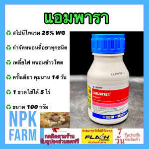แอมพารา ขนาด 100 กรัม สไปนีโทแรม 25 % เอ็กซอล กำจัดหนอนกระทู้ข้าวโพด หนอนดื้อยา หนอนใยผัก เพลี้ยไฟ สูตรเย็น ฉีดผ่าดอกได้ ตายใน 6-24 ชม.