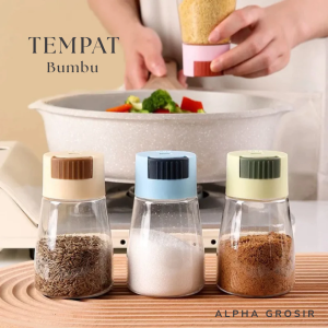 Alpha Botol Bumbu | Toples Bumbu Dapur | Toples Penyimpanan | Toples Bumbu Tabur Masak Mini