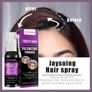Jaysuing Hair Miracle Volume Powder Quickly Fluffy Spray Fluffing Spray Hair Fast Lasting Hair Styling Spray Powder