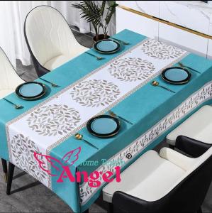 Waterproof & Oilproof Thick Rectangular Table Cover: Wedding & Party Dining Solutions