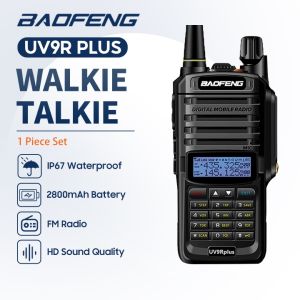 COD Baofeng UV-9R Plus Walkie Talkie 4PCS Set 8W Long Range IP67 Waterproof Dual Band VHF UHF 128CH Two Way Radio