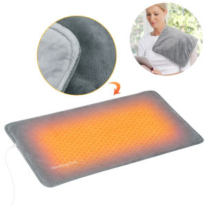แผ่นประคบร้อนไฟฟ้า ความร้อนอย่างรวดเร็ว แผ่นทำความร้อนผ้าห่มไฟฟ้า ส่งเสริมการไหลเวียนโลหิต