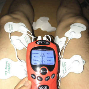 2 Channels 8 Modes Electric Pulse Body Massager Support Two People Use Cupping & Scraping Massage Functions Full‑Body Muscle Relax Machine for Neck Shoulder Back Hip Leg Foot Home Use