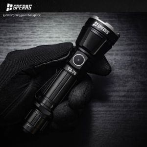 ไฟฉาย SPERAS T2-70 3300 LM ไฟฉายยุทธวิธี คุณภาพแสงดีเยี่ยม ระยะแสง 280 เมตร สำหรับ Tactical / Outdoor / Self-Defense