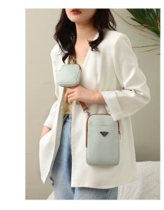 2 trong 1 sling Túi đựng điện thoại mini đeo chéo túi du lịch với Ví đựng xu áo dây nhỏ trọng lượng nhẹ với dây đeo cho trang điểm điện thoại di động Son môi đế giữ phím mua sắm ngoài trời Túi đeo vai
