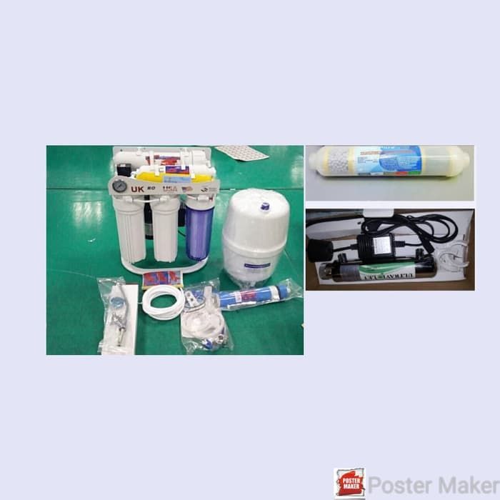 RO 100 gpd 8 step Mesin reverse osmosis filter air minum