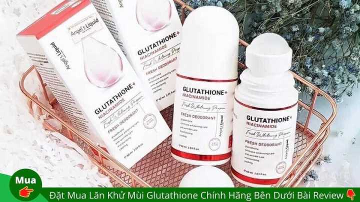 how much does tylenol deplete glutathione Lăn nách mờ thâm, dưỡng trắng da Angel Liquid Glutathione plus Niacinamide  Arbutin Fresh Deodorant 60ml Kissme Cosmetics main image 0