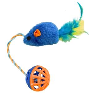 Sound Cats Teaser Ball Plush Chewable Mouse Bells Toy Encourages Exercise And Behavior Pet Lover Gift