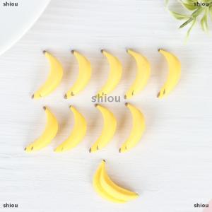 [COD] shiou [Eleanor] 10 Búp Bê Quả Chuối Thu Nhỏ Nhà Búp Bê 1:12 Phụ Kiện Thực Phẩm Trong Nhà Đồ Chơi