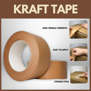 Kraft Matte Writable Paper Tape Brown Paper Tape Gift Packaging Adhesive Tape Kraft Tape
