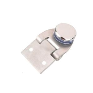 Practical Sturdy Metal Materials Glass Door Hinges Bathroom Door Clip Convenient for Display and Wine Cabinets