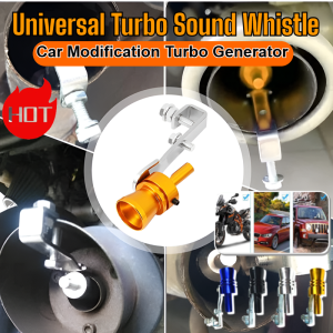 Universal Turbo Sound Whistle Vehicle Refit Device Exhaust Pipe Sounder Whistle Blow Off Motorcycle Car Accessories