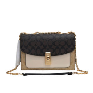 Coach bag official store original authentic Cross Body & Shoulder Bags   26 Large organ bag C1539 IMNOX C2174 29416 30585  Rivet fashion Leather Chain sling bag branded for women bags Size:26X17X10cm