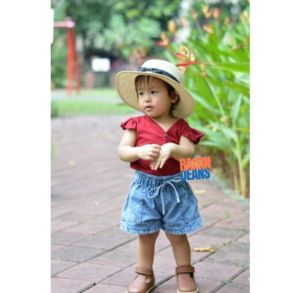 Hotpants Jeans Anak Perempuan Umur 1-7 Tahun / Celana Pendek Cewek Wanita Model Terbaru Trend Kekinian 2022 Anak Usia 1 2 3 4 5 6 7 Tahun
