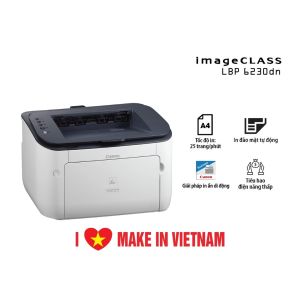 Máy In Văn Phòng ( In 2 Mặt A4A5 Qua Mạng Lan Tốc Độ Cao ) - Canon 6230DN ( Tặng Hộp Mực Đa Năng - Dây Nguồn  Cáp in Mới 100% Đi Theo Máy )