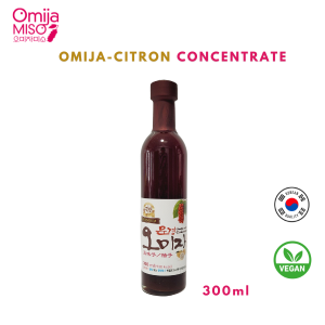 Omija Miso Mungyeong Premium Korea Omija Berry Concentrate Gift Set Vegan 300ml Glass Bottle