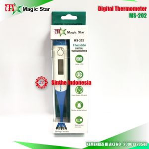 Thermometer Digital Flexible Magic Star / Alat ukur suhu badan / Pengukur Temperatur MS 202