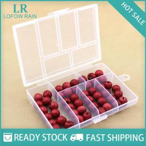 LF Wholesale✨Flash Sale ✨ 6 slots rỗng container cho trái cây Pick lưu trữ Box cho trái cây Pick Box cho trái cây Pick đóng gói quà tặng bông tai Nhẫn Box cho jewelr