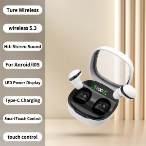 Tai nghekhông dây phù hợp với mọi điện thoại thông minh phù hợp cho nam và nữ thời lượng pin dài thao tác bằng cảm ứng với màn hình LED hiển thị nguồn Zweicx