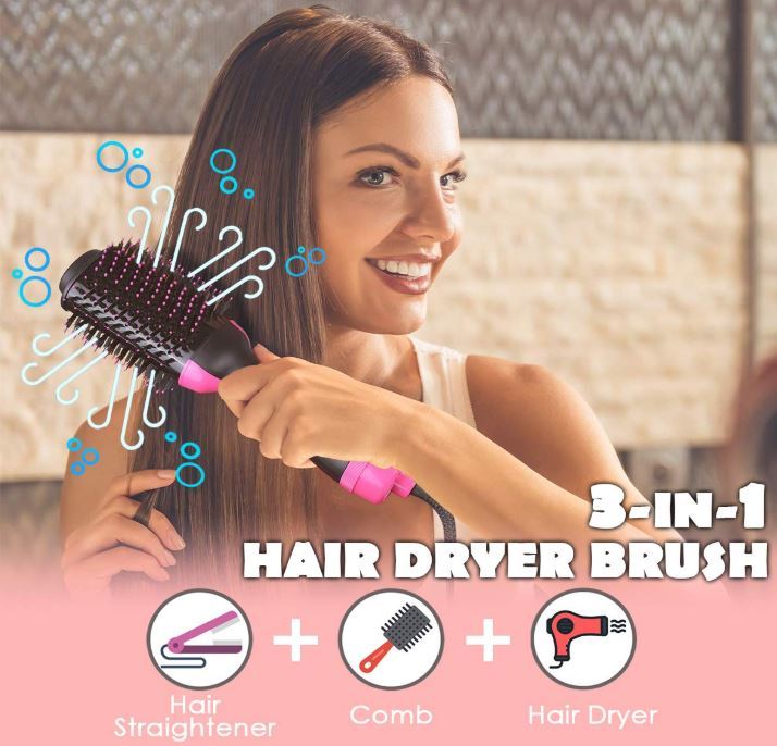 One Step Hair Dryer and Volumizer in Hot Air Brush