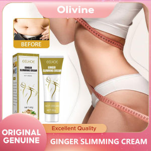 EELHOE Ginger Fat Burning Cream Cellulite Removal Full Body Slimming Massage Ointment Anti-Sagging Lifting Firming Fat Reduction Cream Shaping Cream Thigh And Abdominal Muscle Slimming Strengthening Massage Cream