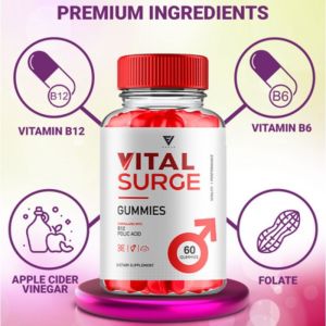 Vital Surge - Vital Surge for Men Gummies Vital Vita Surge Max Maximum Strength  VitalSurge Strength MAX Advanced Formula for men.