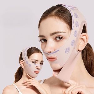 Facelift Bandage V-Lift Facial Anti-Wrinkle Sleeping Mask Wellness Date Preparation.