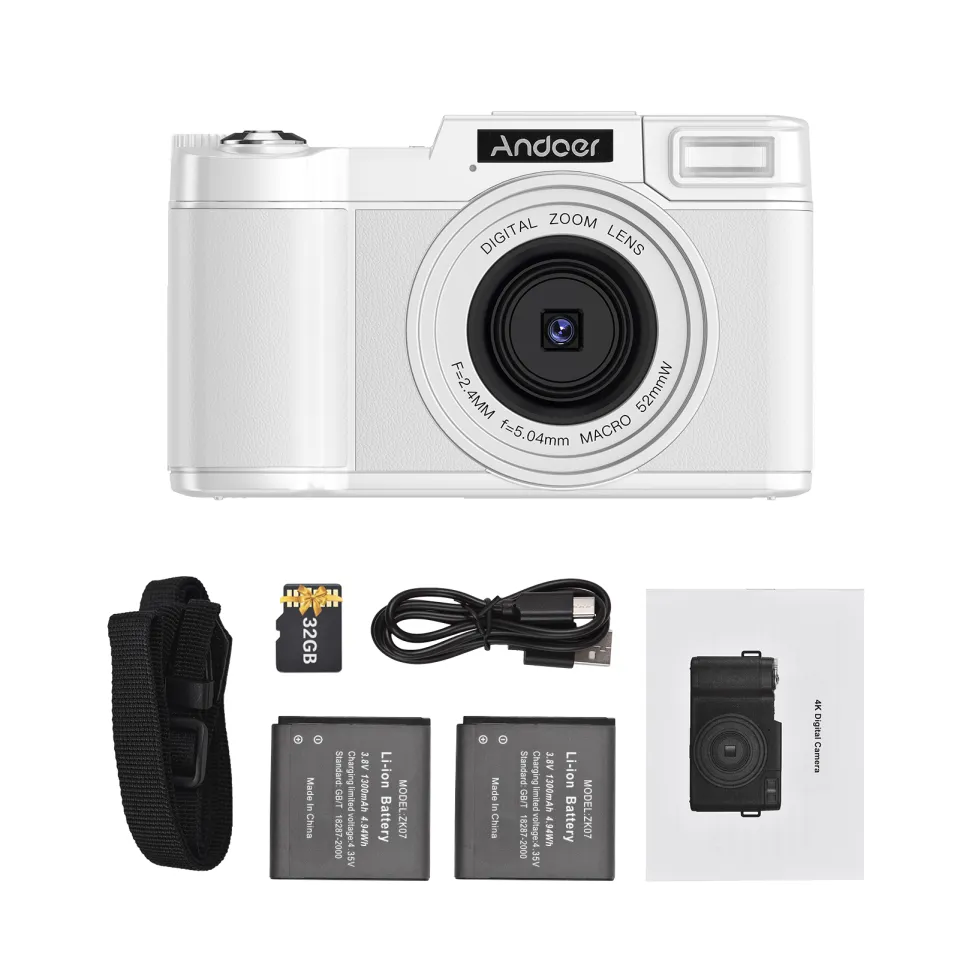 100% Authentic】Andoer Portable Digital Camera with TFT