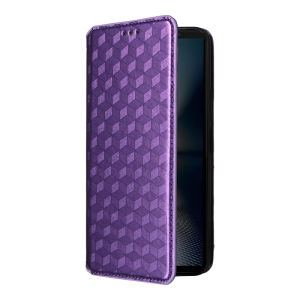 For Honor X9E Pro Case stereoscopic lines flip wallet skin PU case purse