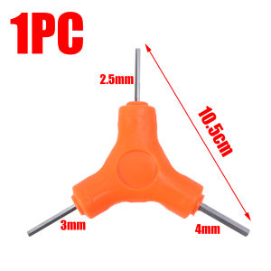 3 In 1 Trigeminal Hex Key Set 2.5/3/4/5/6/8mm Hexagon Wrench Carbon Steel Hand Tools Bicycle Car Maintenance Tools