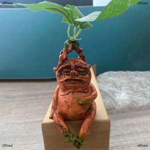 [COD] dfhws Mandrake Grass Resin Statue Landscape Ornament Art Figurine Crafts for Garden