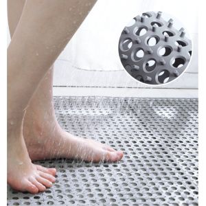 NON-SLIP bath mat soft feeling warrenty FOR bathroom kitchen balcony 30x30cm