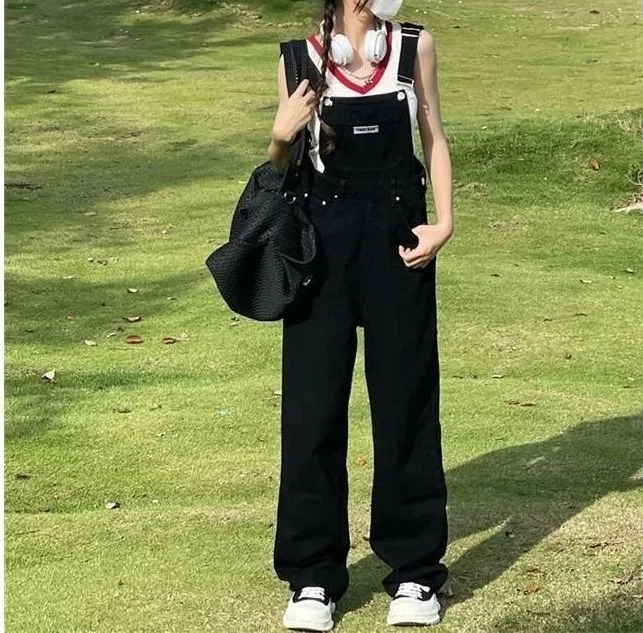 TOFASHIONS Women Jumpsuits Korean Style Overalls Trousers Loose