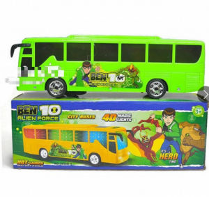 Đồ chơi xe buýt chạy pin_ Đồ chơi xe buýt chạy pin phát nhạc đèn