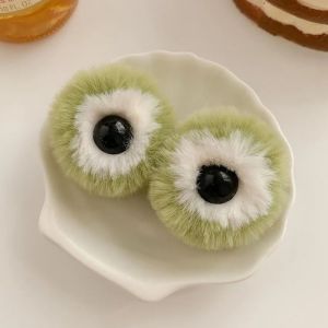 【Small Chrysanthemum】1 Pair Lovely Cat Ear Hair Clip for Women Girls Cute Hairpin Plush Clip 3D Hairclaw Hair Accessories