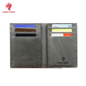 Ví da bò nam cao cấp da bò sáp thương hiệu uy tín Longdo Leather - B01