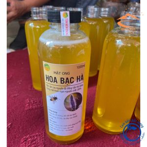 Mật ong rừng Hoa Bạc Hà 100% nguyên chất [1 lít] cao nguyên đá Đồng Văn - Hà Giang không chứa chất bảo quản