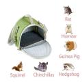 Hedgehogs Travel Handbag Washable Pet Carriers With Ventilated Holes Safety Strap and Zippers For Daily Outdoor Trip. 