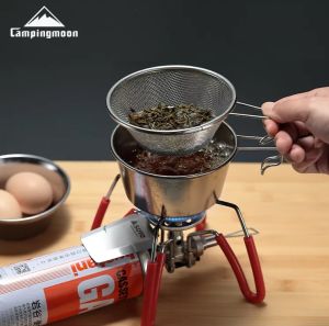 Campingmoon Stainless Steel Camping Sierra Cup Lightweight Compact Hiking Coffee Mug Bowl