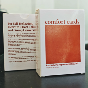 【Free Shipping】Comfort Cards: Kwentuhang Mental Health Deep Conversations 60 Questions + Motivational Quote COD