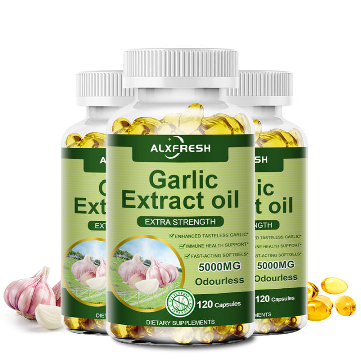 Alxfresh 3 Box Organic Garlic Extract Capsule for Cardiovascular Health  Increase Glutathione Level Cellular Detox Support Immune | Lazada Singapore