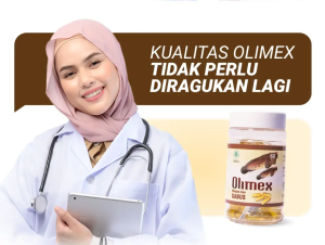Olimex Albumin Kapsul Ikan Gabus - Suplemen Pemulihan Luka & Memperkuat Tubuh 60 Kapsul
