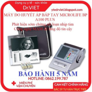 MÁY ĐO HUYẾT ÁP BẮP TAY MICROLIFE BP A100 PLUS
