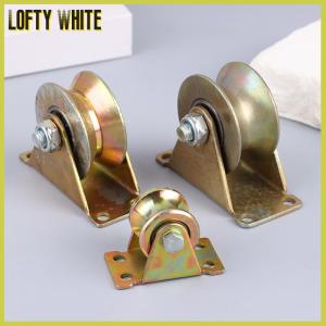 Lofty White ล้อร่อง V U 1.2 2 2.5 ล้อเลื่อนแบบเลื่อนลูกกลิ้งแข็งสำหรับงานหนัก