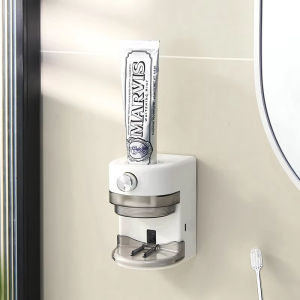 New product: Fully automatic induction toothpaste extruder detachable bathroom accessories no flushing bathroom supplies no punching wall mounted toothpaste extruder